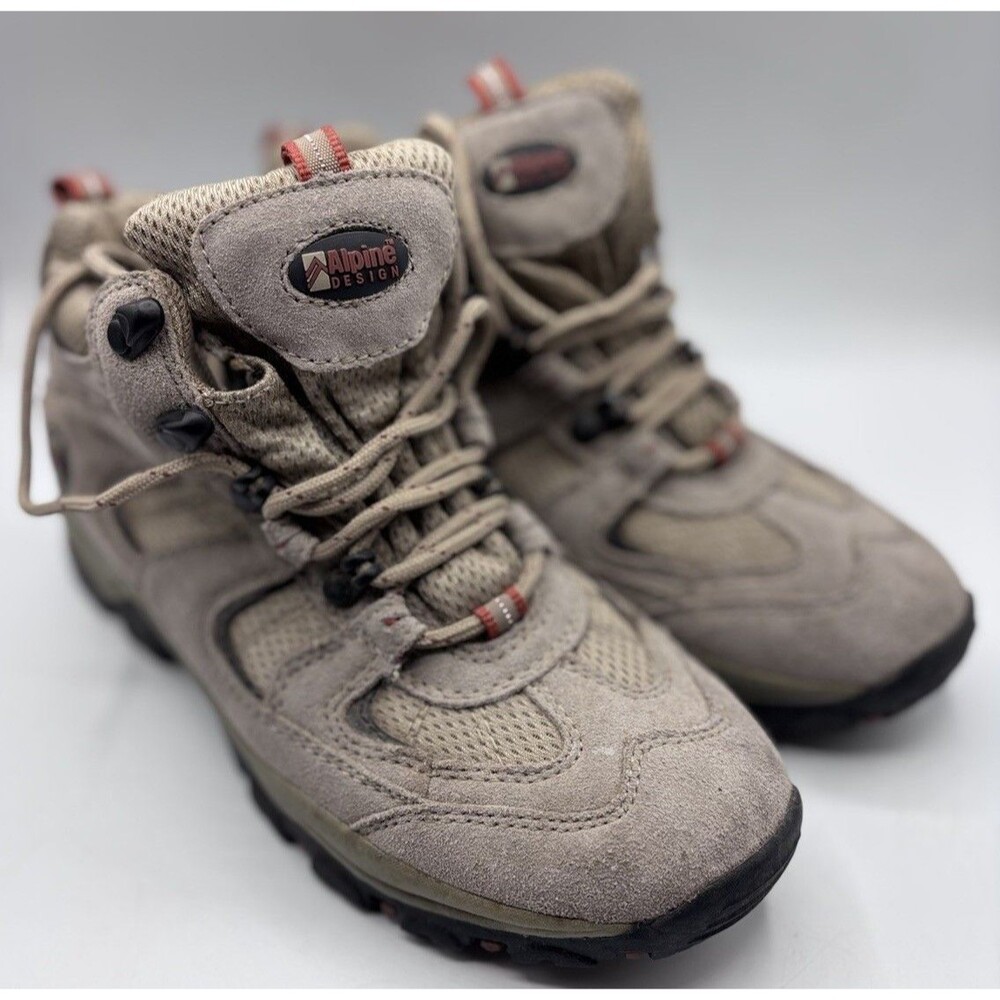 ALPINE Mid-Cut Hiking Outdoor Boots Women’s Size 8.5